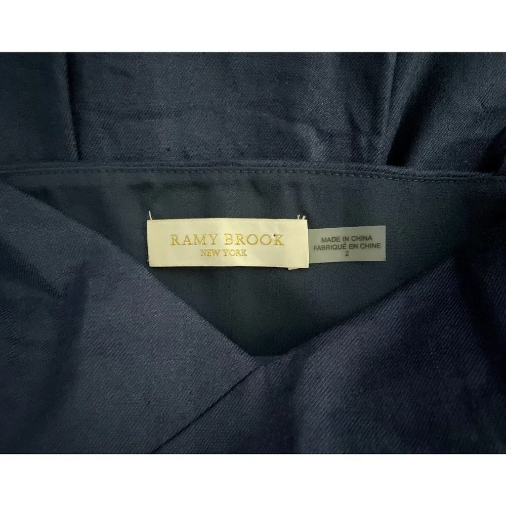 Ramy Brook Noel cutout jumpsuit spaghetti strap linen jumpsuit Sz. 2 - Picture 6 of 8